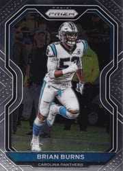 2020 Panini Prizm Base Set Brian Burns #240 card