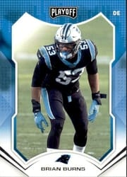 2021 Panini Playoff Base Set Brian Burns #161 card