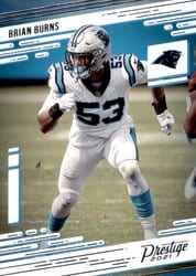 2021 Panini Prestige Base Set Brian Burns #79 card
