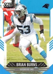 2021 Score Base Set Brian Burns #204 card