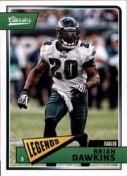 2018 Panini Classics Base Set Brian Dawkins #172 card