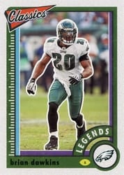 2022 Panini Classics Base Set Brian Dawkins #134 card