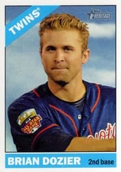 2015 Topps Heritage Base Set Brian Dozier #120 card