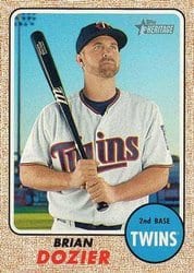 2017 Topps Heritage Base Set Brian Dozier #465 card