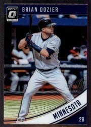 2018 Donruss Optic Base Set Brian Dozier #74 card