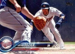2018 Topps Base Set Brian Dozier #130 card