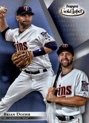 2018 Topps Gold Label Base Set Brian Dozier #61 card
