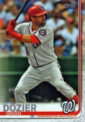 2019 Topps Update Base Set Brian Dozier #US158 card