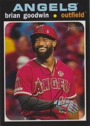 2020 Topps Heritage Base Set Brian Goodwin #618 card
