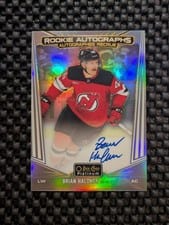 2024-25 O-Pee-Chee Platinum Rookie Autographs Brian Halonen #R-BH card