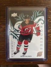 2024-25 Upper Deck Ice Exquisite Collection Rookies Brian Halonen #R-1 card