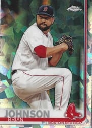 2019 Topps Chrome Sapphire Edition Base Set Brian Johnson #522 card