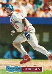 1994 Stadium Club Base Set Brian Jordan #63 card