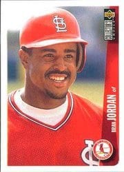 1996 Collector's Choice Base Set Brian Jordan #289 card