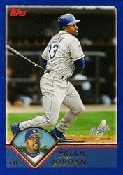 2003 Topps Base Set Brian Jordan #55 card