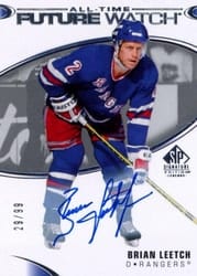 2020-21 SP Signature Edition Legends Base Set Brian Leetch #394 card