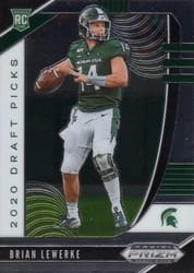 2020 Panini Prizm Draft Picks Base Set Brian Lewerke #142 card