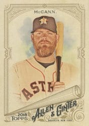2018 Topps Allen & Ginter Base Set Brian McCann #125 card