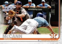 2019 Topps Base Set Brian McCann #322 card