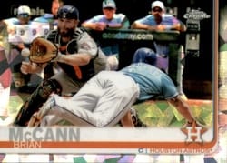 2019 Topps Chrome Sapphire Edition Base Set Brian McCann #322 card