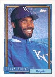 1992 Topps Base Set Brian McRae #659 card