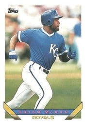 1993 Topps Base Set Brian McRae #49 card