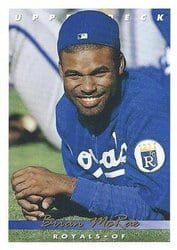 1993 Upper Deck Base Set Brian McRae #238 card