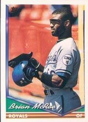 1994 Topps Base Set Brian McRae #425 card