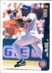 1996 Collector's Choice Base Set Brian McRae #84 card