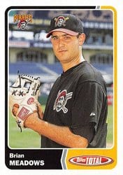 2003 Topps Total Base Set Brian Meadows #20 card