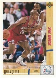 1991-92 Upper Deck Base Set Brian Oliver #119 card
