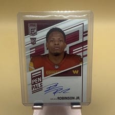 2022 Donruss Elite Pen Pals Brian Robinson Jr. #PP-BR card