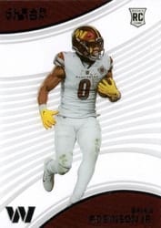 2022 Panini Chronicles Clear Vision Rookies Brian Robinson Jr #CVR-14 card