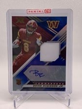 2022 Panini XR Rookie Swatch Autographs Brian Robinson Jr #RSA-BR card
