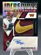 2024 Panini Phoenix Incredible Inked Materials Brian Robinson Jr. #IIM-BRJ card