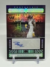 2024 Panini Photogenic Snapshots Autographs Brian Robinson Jr. #SSA-BRJ card