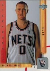 2001-02 Upper Deck Base Set Brian Scalabrine #201 card