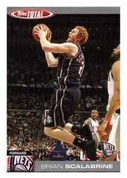 2004-05 Topps Total Base Set Brian Scalabrine #225 card