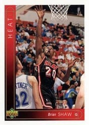 1993-94 Upper Deck Base Set Brian Shaw #283 card