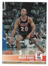 1994-95 Hoops Base Set Brian Shaw #114 card