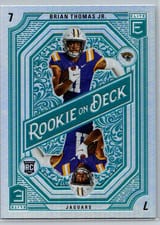 2024 Donruss Elite Rookie on Deck Brian Thomas Jr. #11 card