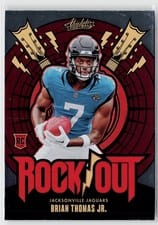 2024 Panini Absolute Rock Out Brian Thomas Jr. #RO-BTJ