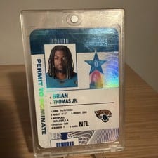 2024 Panini Contenders Permit to Dominate Brian Thomas Jr. #40 card