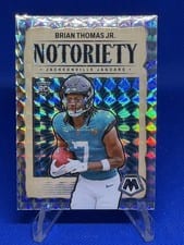 2024 Panini Mosaic Notoriety Brian Thomas Jr. #25 card