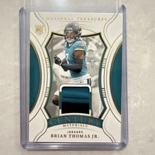 Brian Thomas Jr. 2024 Panini National Treasures Treasured Rookies card