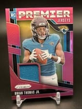 2024 Panini Prizm Premier Jerseys Brian Thomas Jr. #PJ-BTJ card