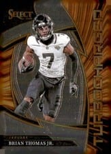 2025 Panini Select Turbocharged Brian Thomas Jr. #24 card