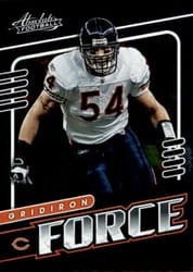 2019 Panini Absolute Gridiron Force Brian Urlacher #9 card