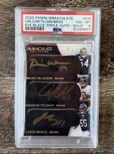 2019 Panini Immaculate Collection Brian Urlacher #20 card