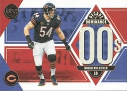 2022 Panini Legacy Decade of Dominance Brian Urlacher #DD-11 card
